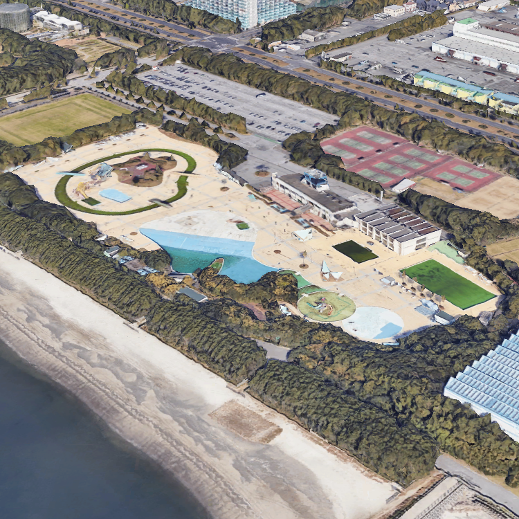 FISHING POOL PARK INAGE（稲毛海浜公園プール内）