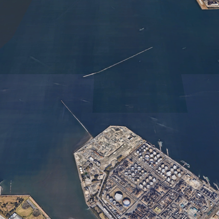 五井堤防・青灯