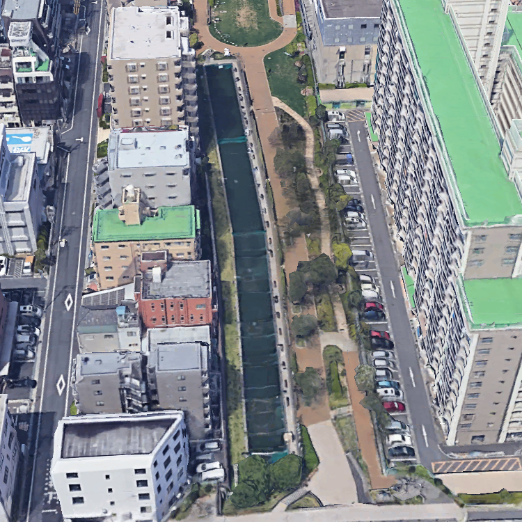 大横川親水公園魚つり場