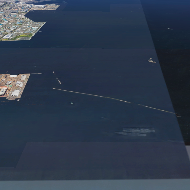 野島防波堤・青灯