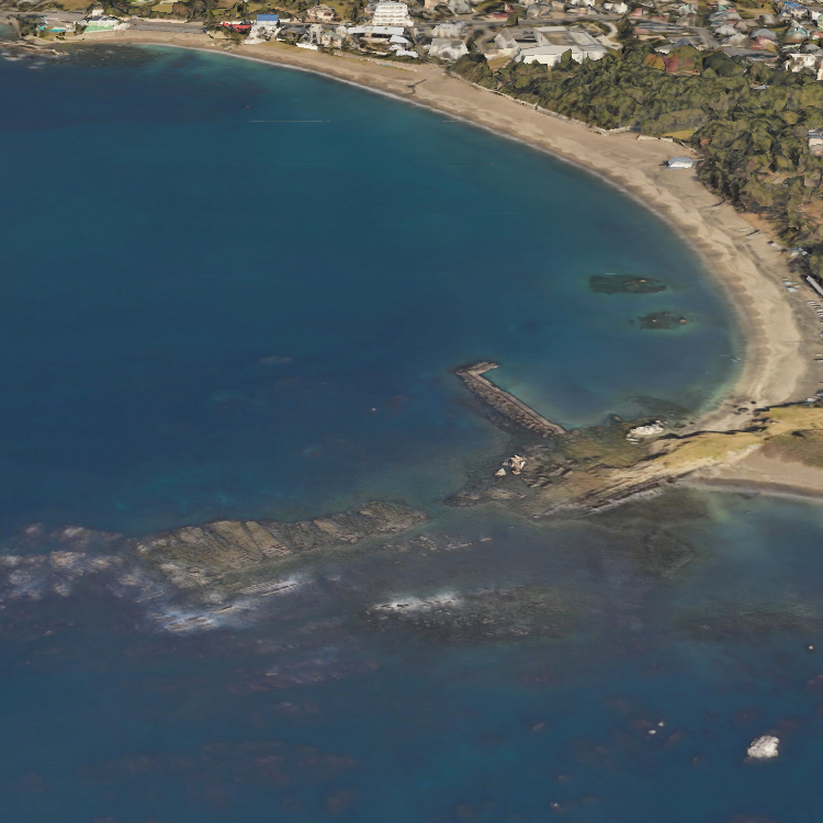 葉山一色海岸・一色堤防