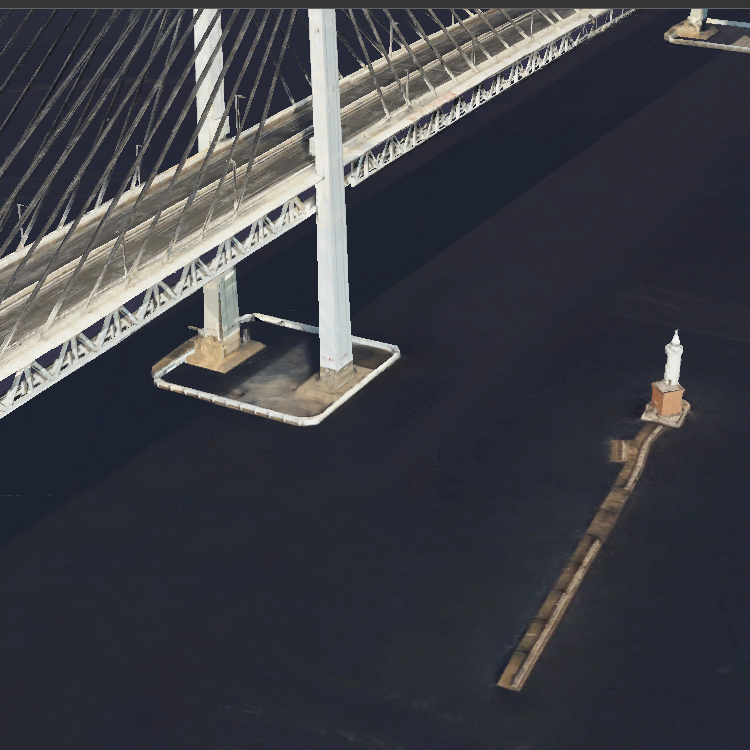 横浜港・沖白灯