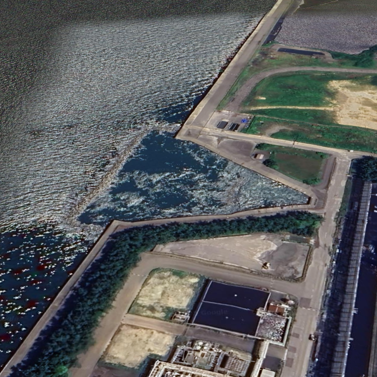 七尾大田火力発電所「釣り広場」