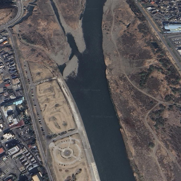 冬季ニジ鱒釣り場