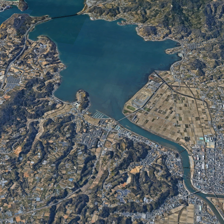 奥浜名湖・都田川（みおつくし橋周辺）