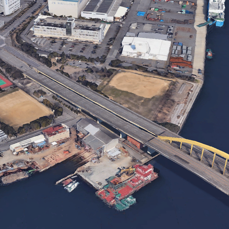 助松ふ頭 花市場