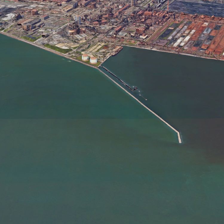 東播磨港 白灯台