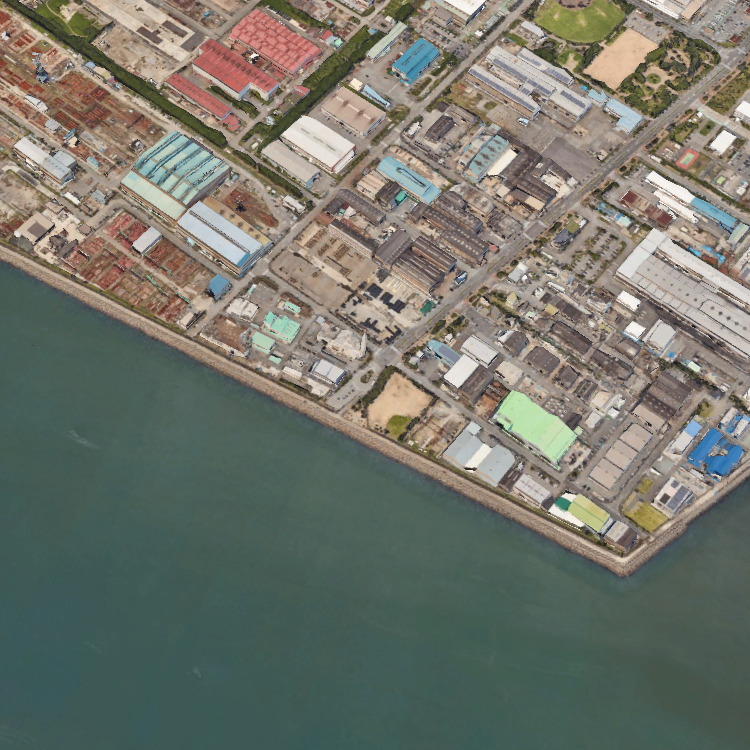 本荘人工島南端テトラ