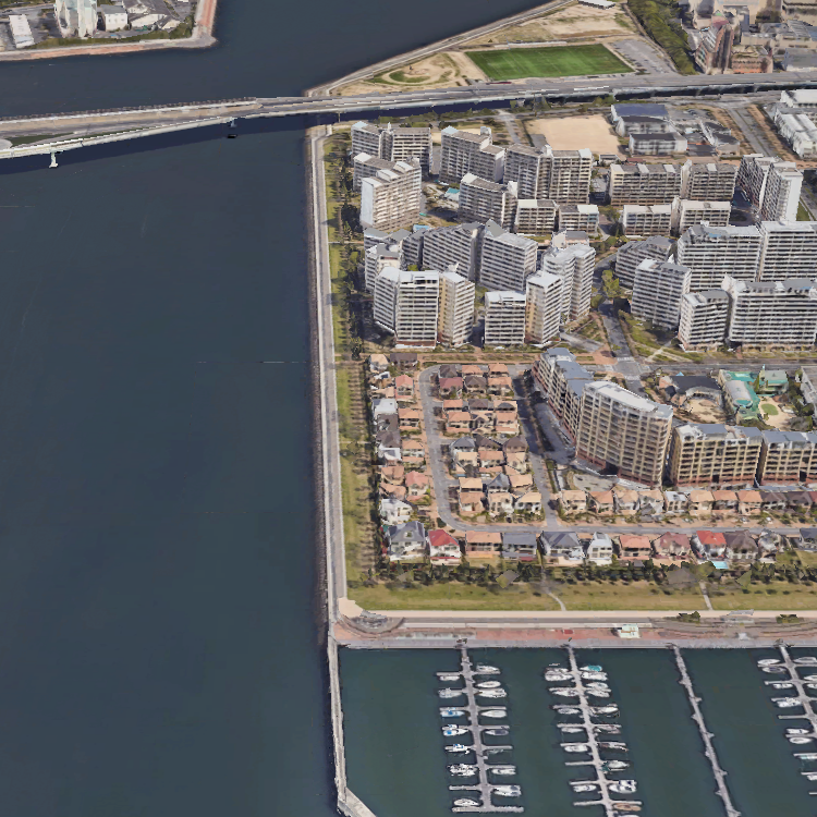 西宮マリーナパークシティ護岸