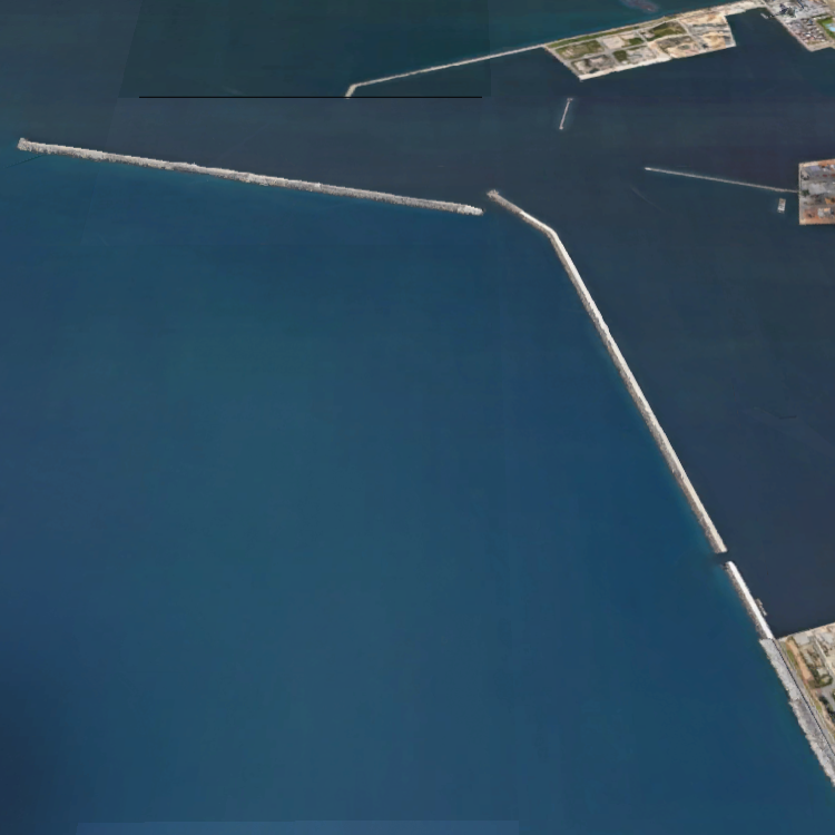 水軒地の一文字(ナカヤマの浜広場)