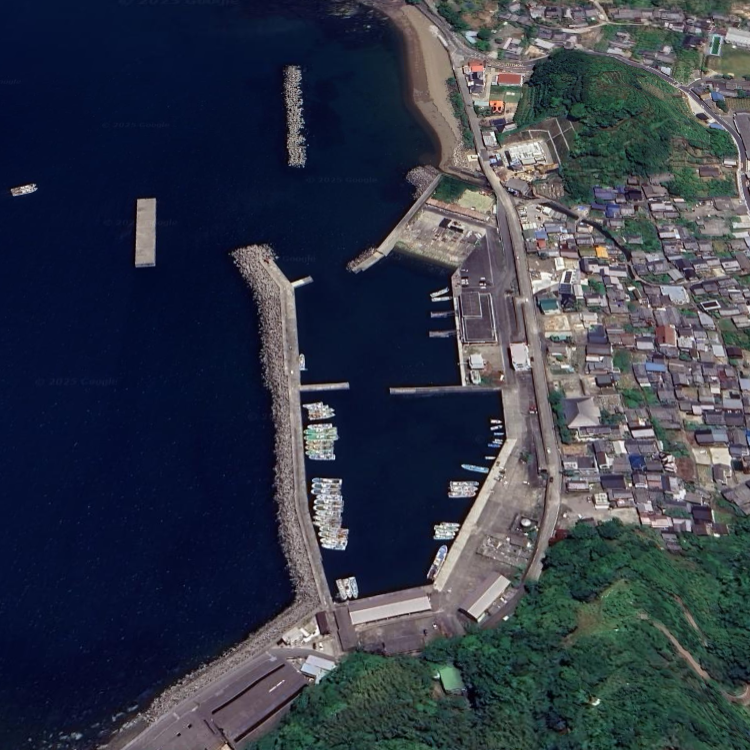 栖原漁港防波堤