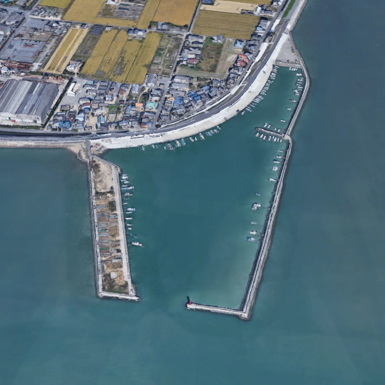 西大寺港九蟠東1号防波堤灯台