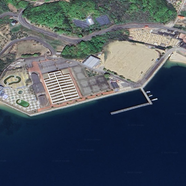 小豆島ふるさと村釣り桟橋