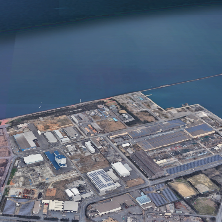 響灘埋立地・若松沖波止