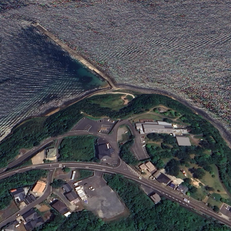 呼子ロッジ下の波止