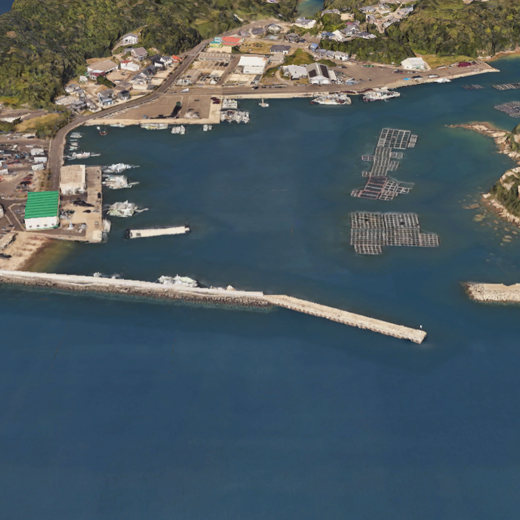 九十九島湾大崎防波堤灯台