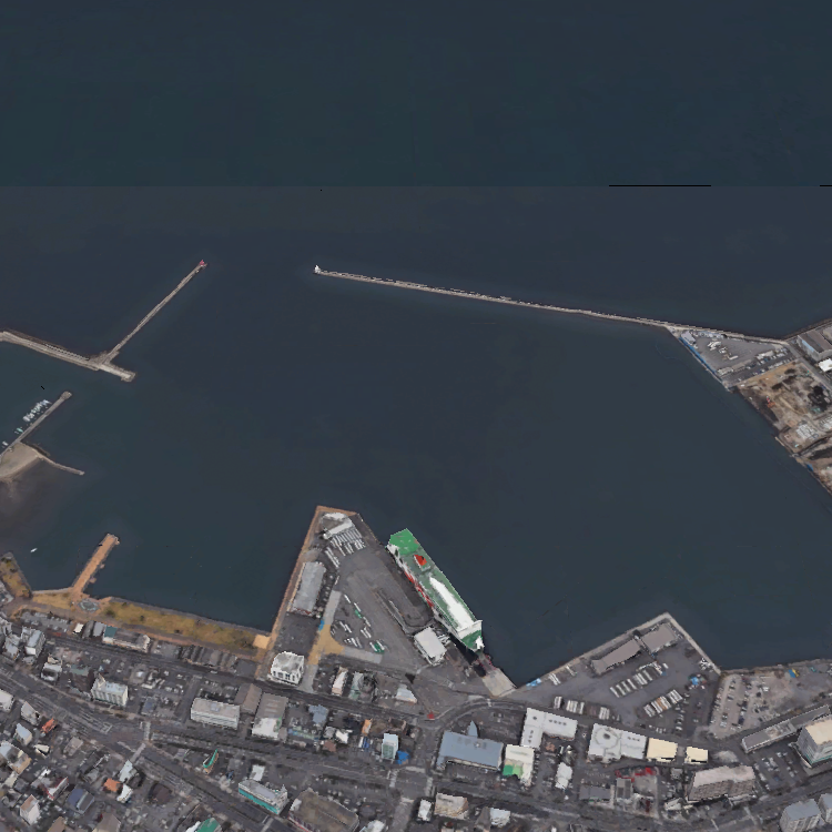 白灯台（大分港西大分地区東防波堤灯台）