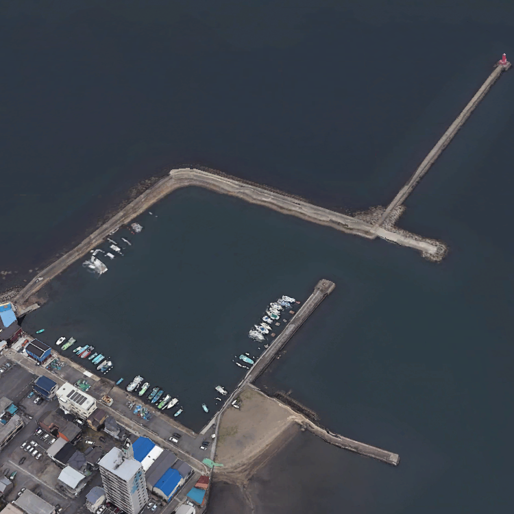 赤灯台（大分港西大分地区西防波堤灯台）