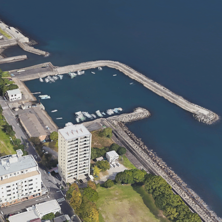 浜脇港・朝見川河口